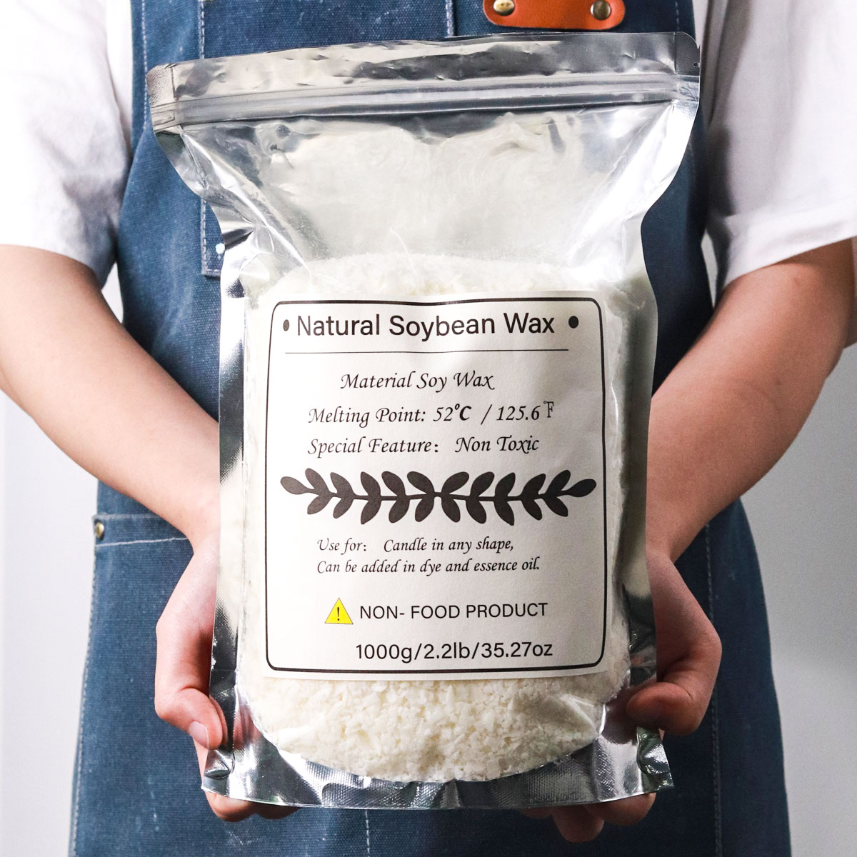 Candle Making Supplies Usa - 1KG Natural Soy Wax Granular Scented