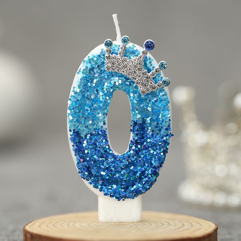 Creative Peacock Blue Crown Di - огляд і ціна Candle Supplies In