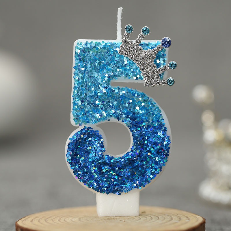 Creative Peacock Blue Crown Di - огляд і ціна Candle Supplies In
