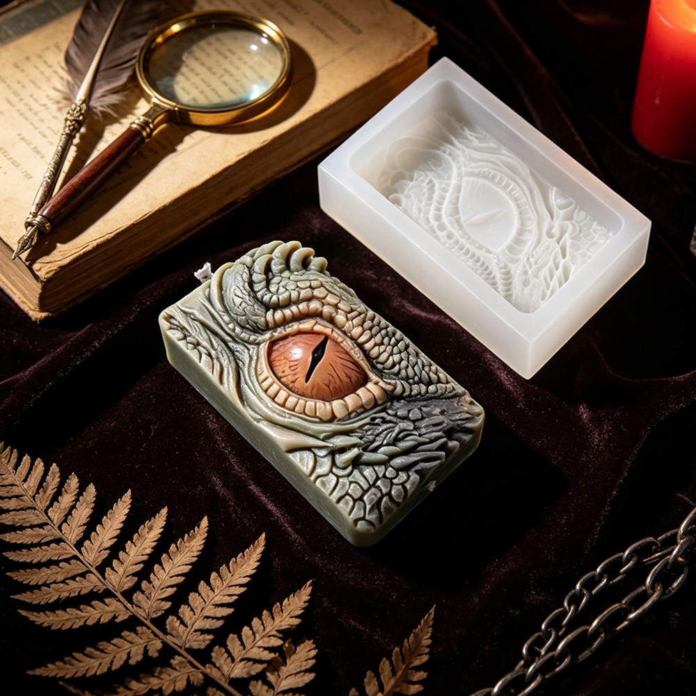 [Dragon Eye Silicone Mold]-Emb - огляд і ціна Candle Wax Scale