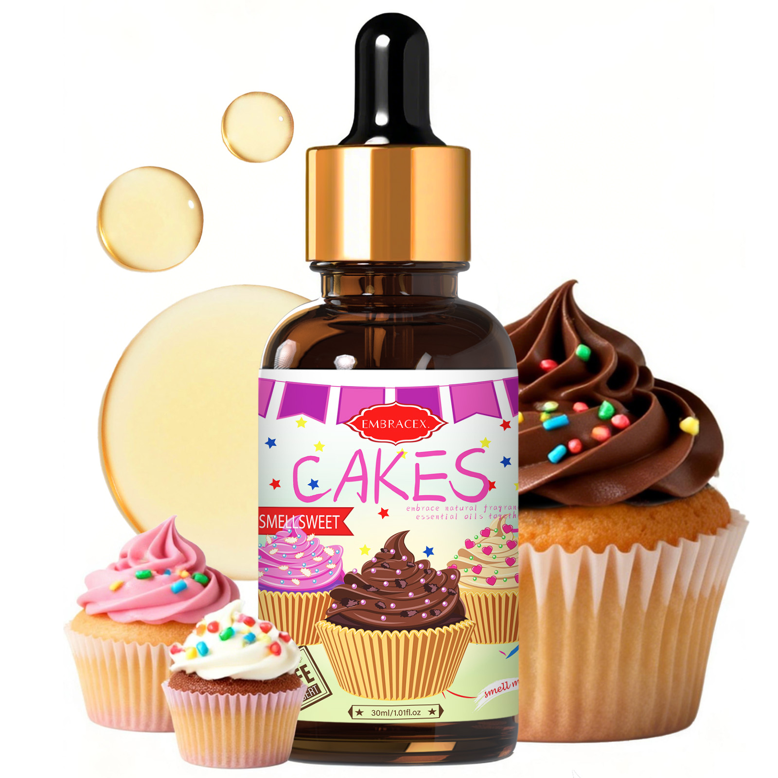 30ml Cakes Essential Oil Car S - огляд і ціна Candle Making Supplies Fragrance Oils
