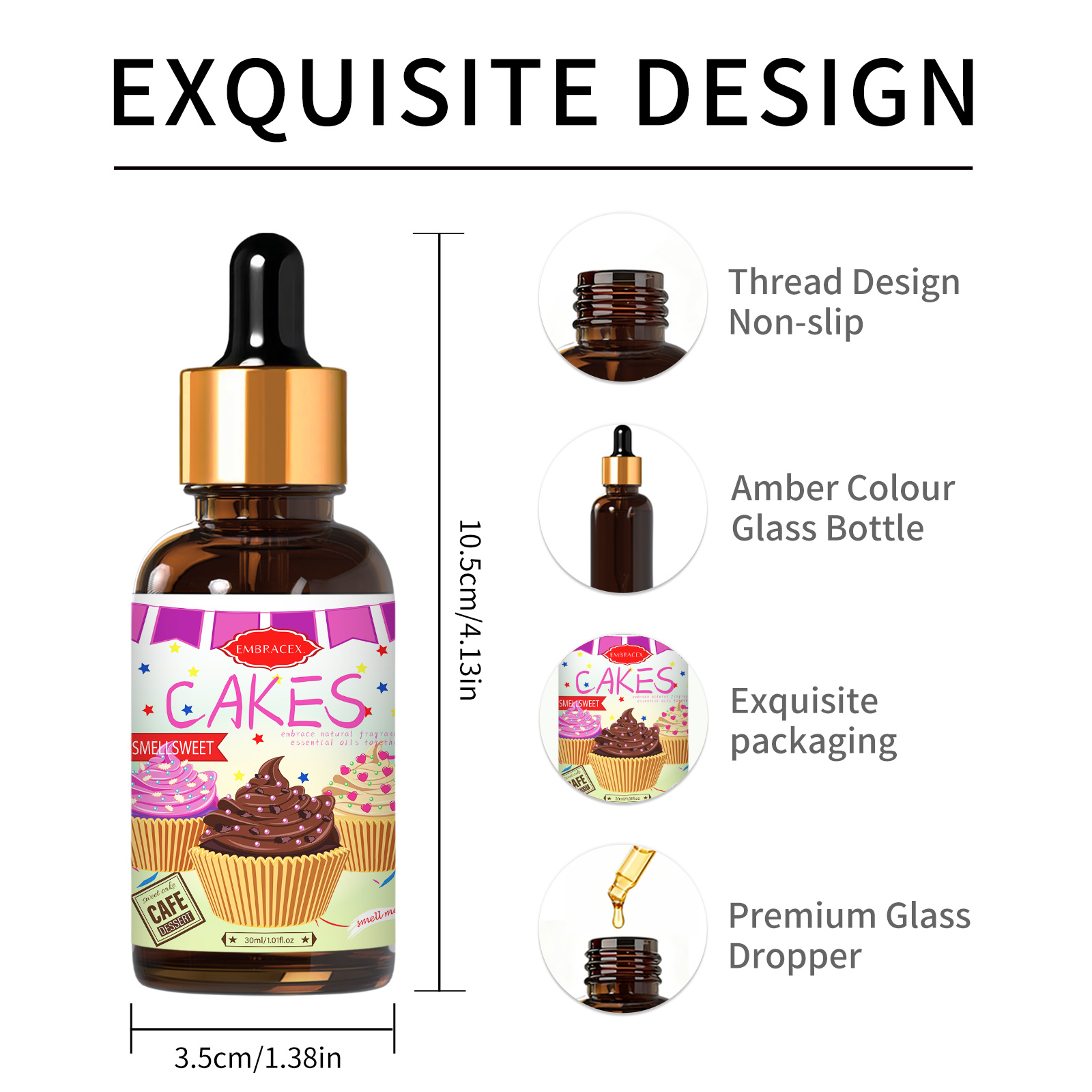 30ml Cakes Essential Oil Car S - огляд і ціна Candle Making Supplies Fragrance Oils