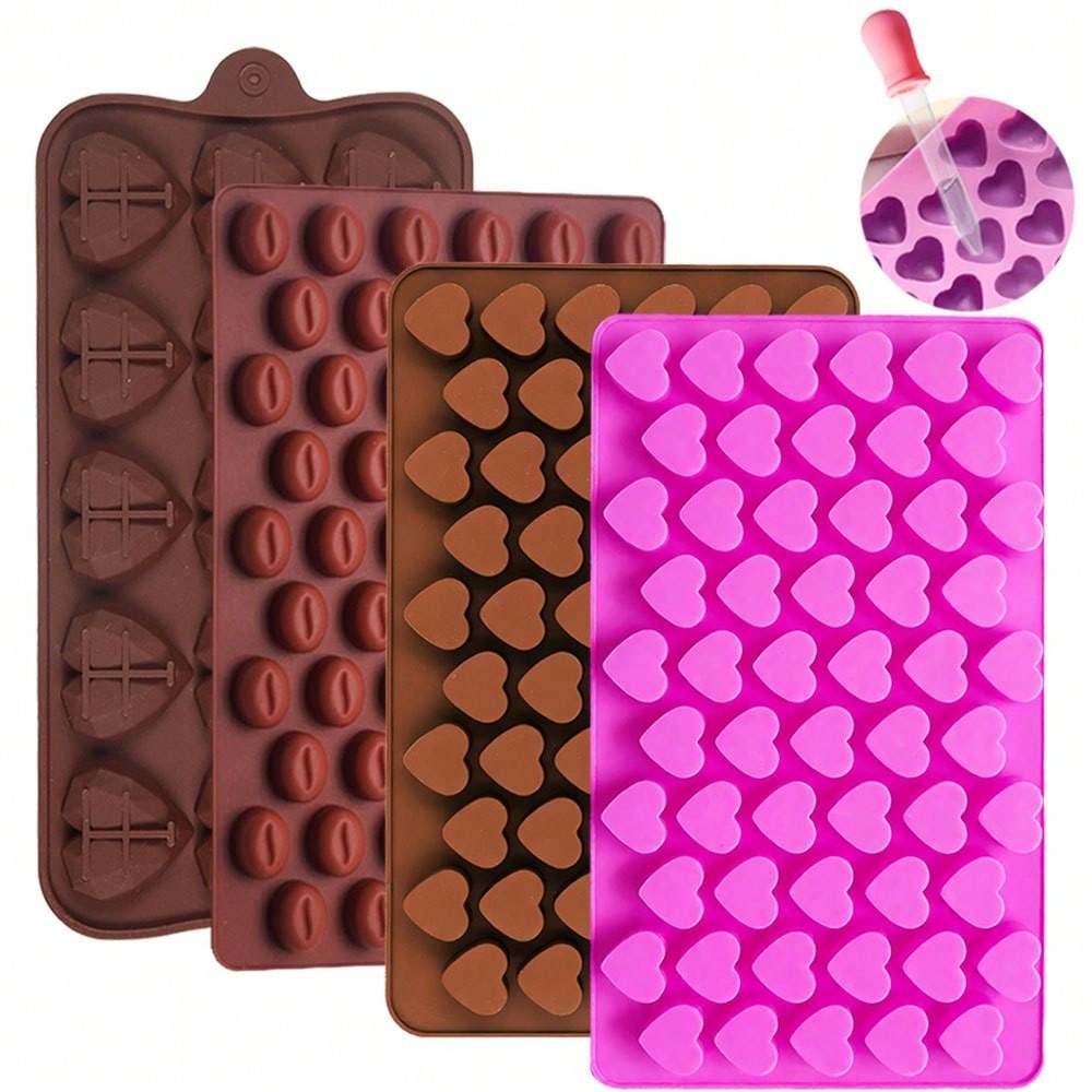 2pcs/set Heart-shaped Coffee B - огляд і ціна Candle Wax Scale
