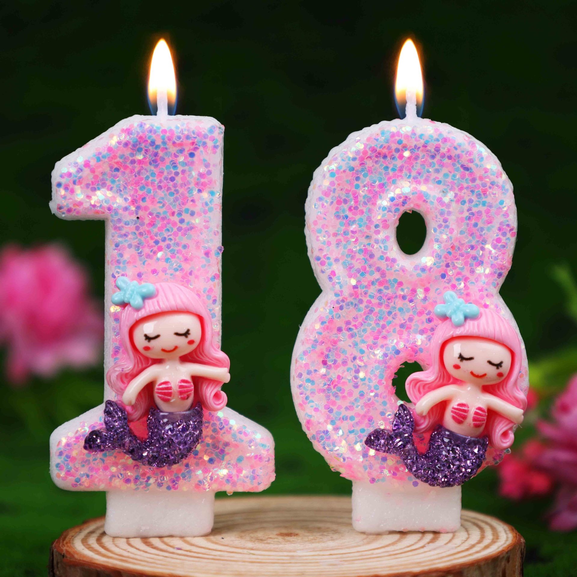 Creative Pink Mermaid 0-9 Digi - огляд і ціна Candle Supplies In