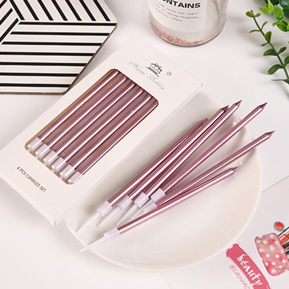 6/18pcs Metal Gold Silver Birt - огляд і ціна Candle Supplies In
