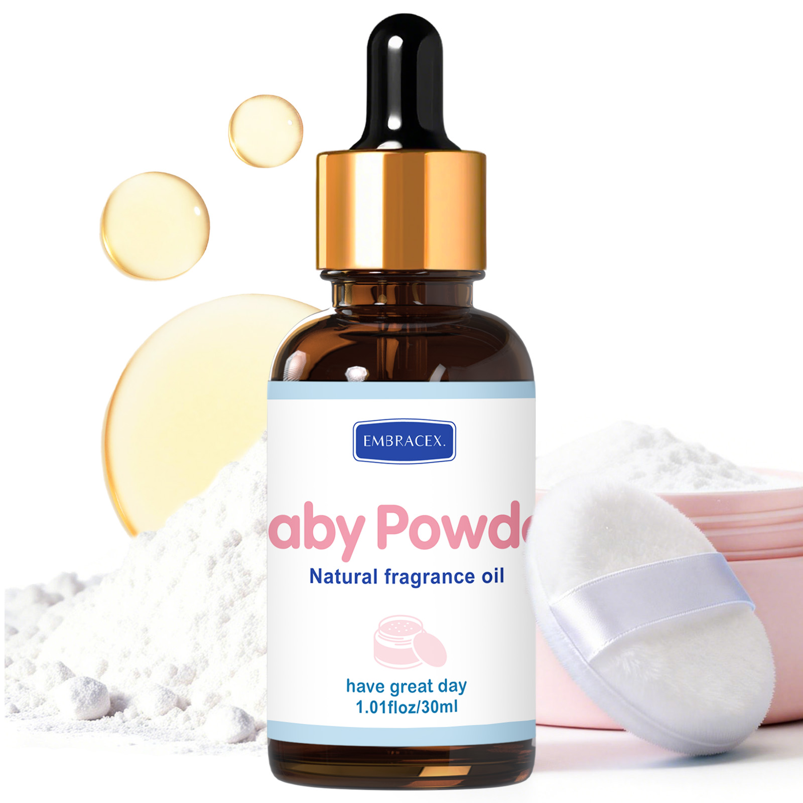 30ml Baby Powder Essential Oil - огляд і ціна Candle Making Supplies Fragrance Oils