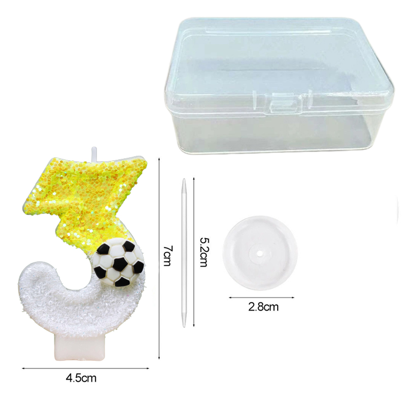 Yellow White Sequins Sports Fo - огляд і ціна Candle Supplies In