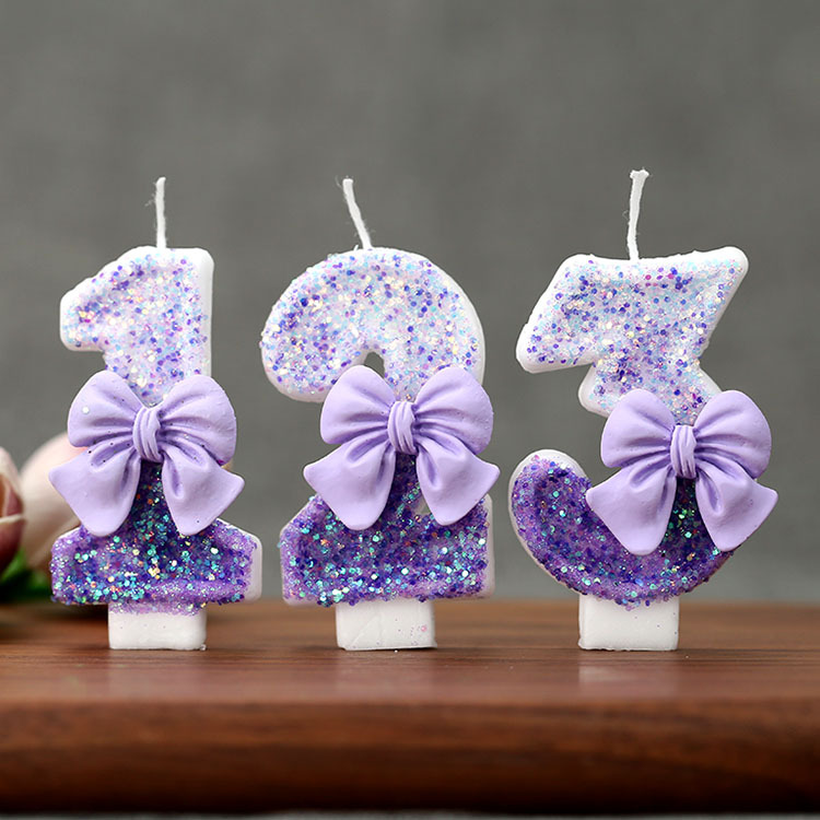 Creative Glitter Gradual Purpl - огляд і ціна Candle Supplies In