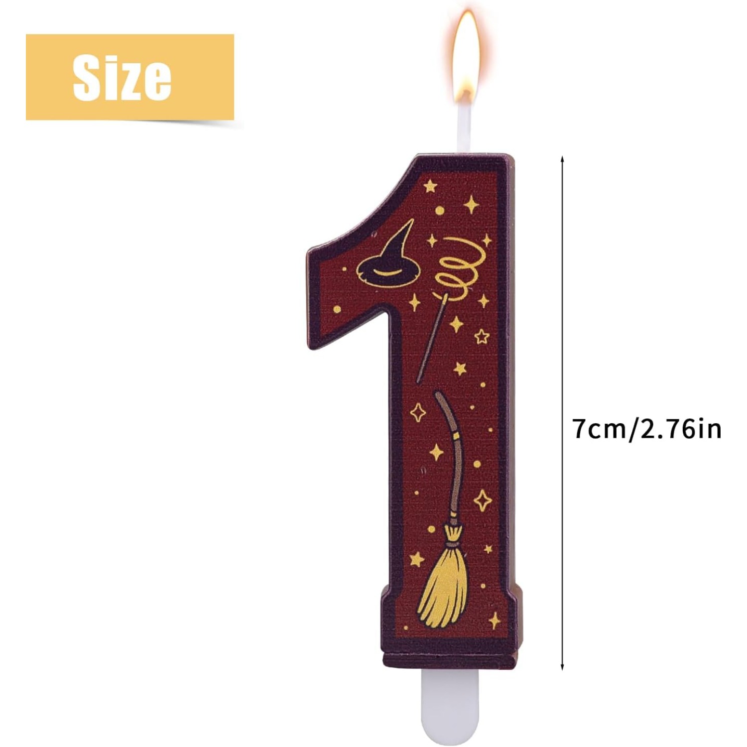 1 Set Number 0-9 Magical Theme - огляд і ціна Candle Supplies In