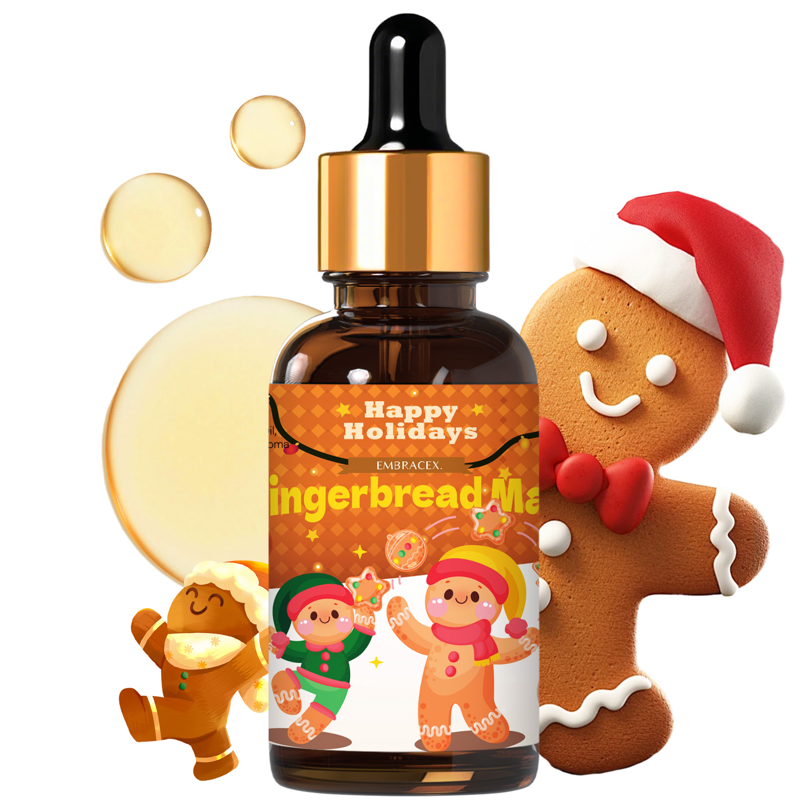 30ml Gingerbread Man  Essentia - огляд і ціна Candle Making Supplies Fragrance Oils