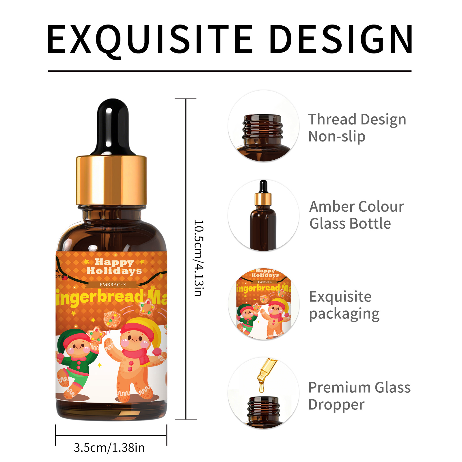 30ml Gingerbread Man  Essentia - огляд і ціна Candle Making Supplies Fragrance Oils