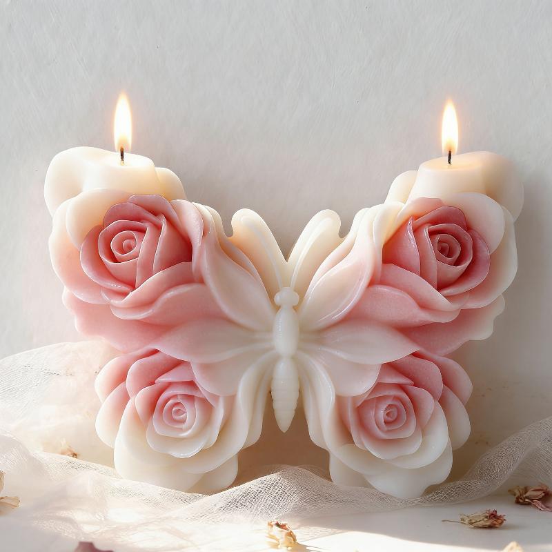 DIY Rose Butterfly Form Silico - огляд і ціна Candle Making Supplies Usa
