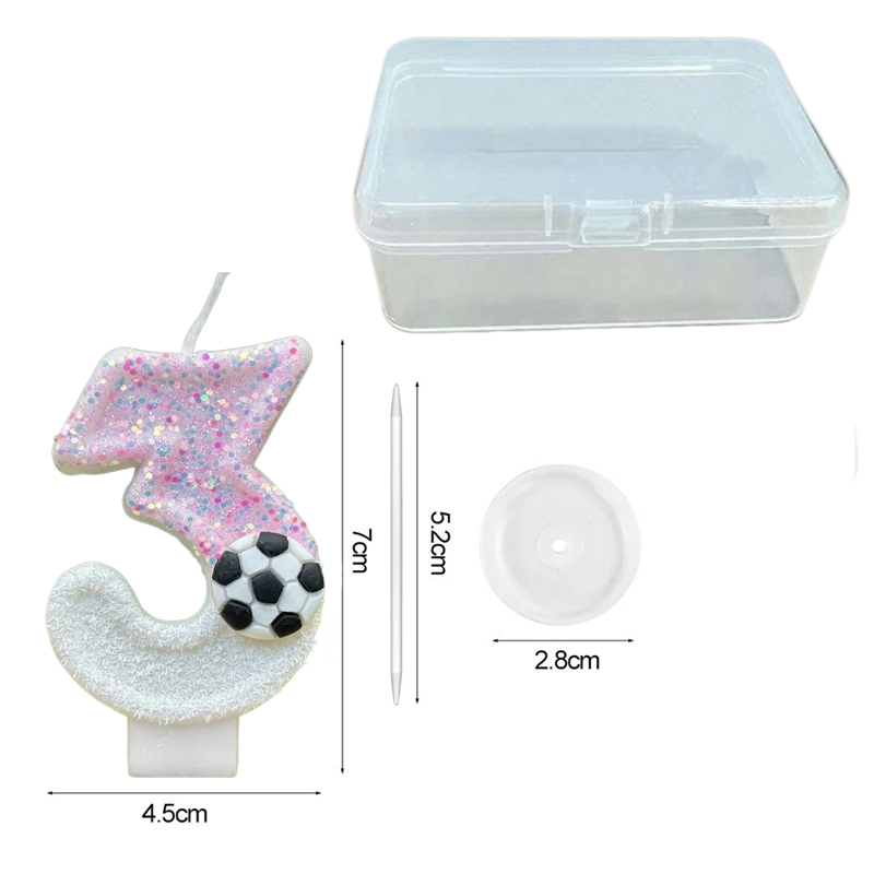 Pink White Sequins Sports Foot - огляд і ціна Candle Supplies In