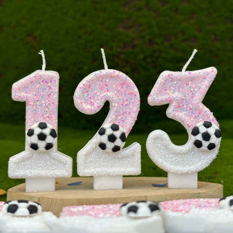 Pink White Sequins Sports Foot - огляд і ціна Candle Supplies In