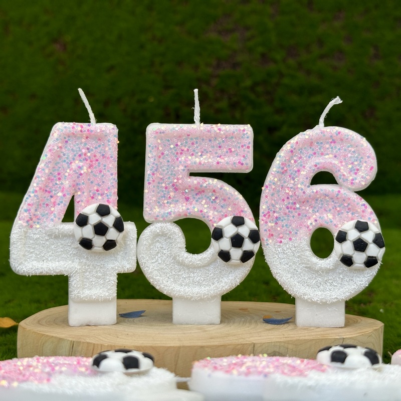 Pink White Sequins Sports Foot - огляд і ціна Candle Supplies In