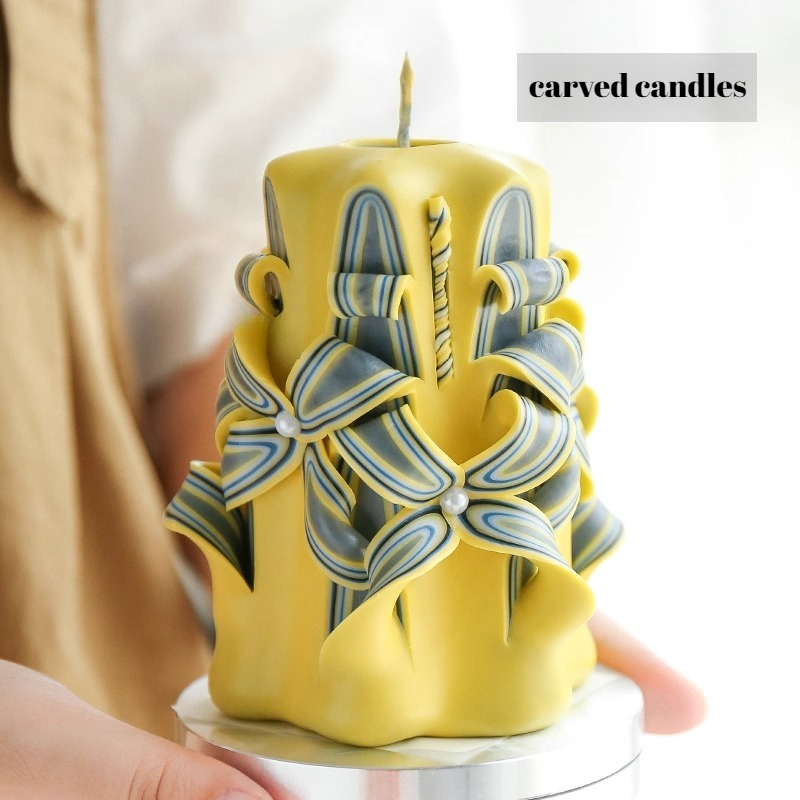 1KG Carved Scented Candle Raw  - огляд і ціна Candle Making Supplies Usa