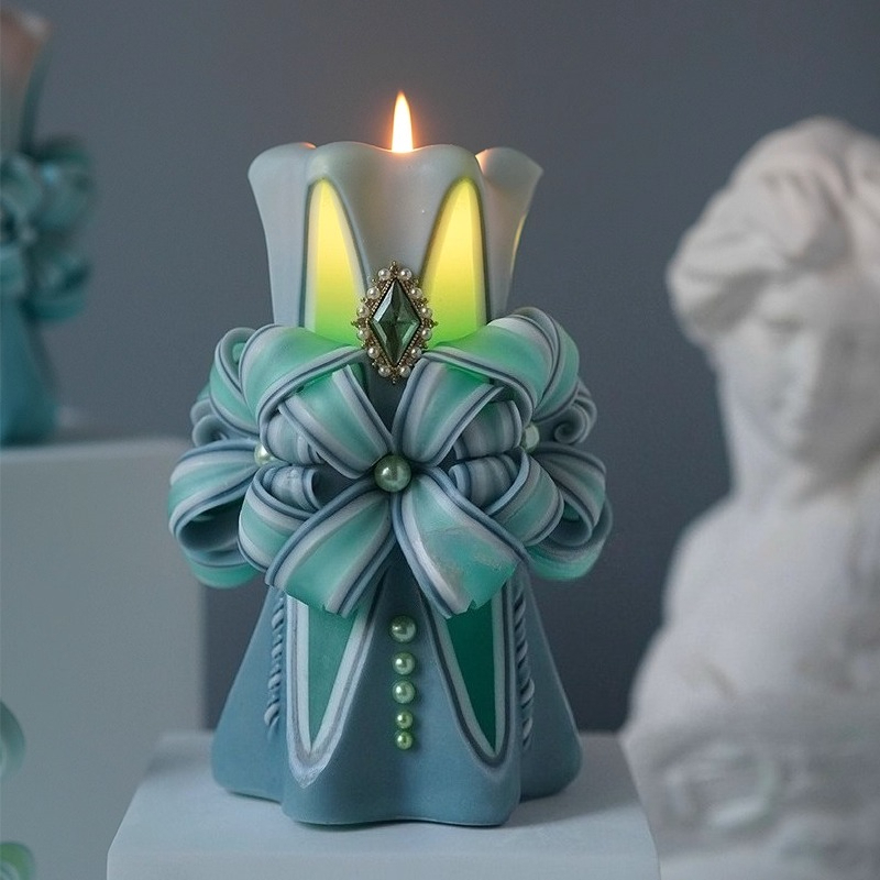 1KG Carved Scented Candle Raw  - огляд і ціна Candle Making Supplies Usa